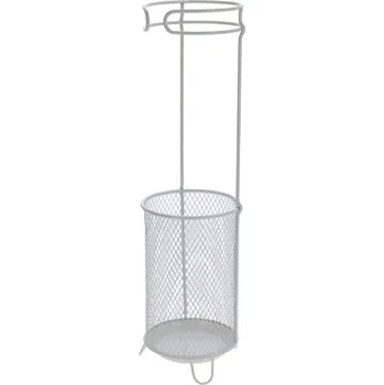 Home Styling Collection Zilo Kovový stojan na deštníky Zilo průměr 18 cm, bílý