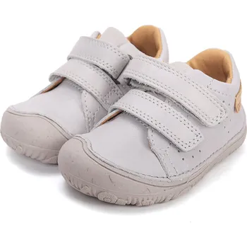 Chlapecké polobotky DDstep Kožené barefoot boty D.D.step S073-61950 Dove Grey Velikost: 29