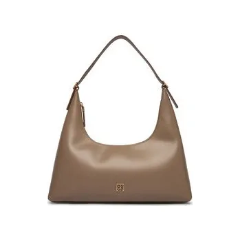 Kabelka Kabelka Calvin Klein Emblem Hw Lthr Shoulder Bag LV04F3262G Béžová OS