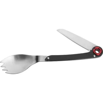 Příbor Schwarzwolf LATEMAR sada zavíracího nože se lžičkou v polyesterovém sáčku černá