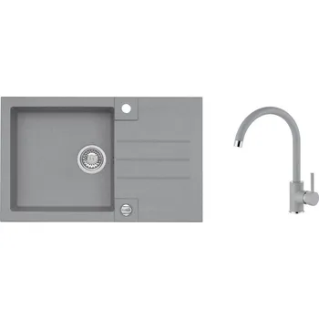 Set domácích spotřebičů ALVEUS Rock 130 + ALVEUS Tonia 81 beton