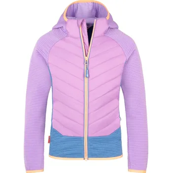 Chlapecká mikina TROLLKIDS DĚTSKÁ DÍVČÍ MIKINA TROLLKIDS, SIRDAL, VIOLET SORBET / CORNFLOWER Velikost: 128