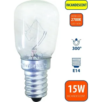 Žárovka VELAMP žárovka do trouby 15W, E14, 2700K