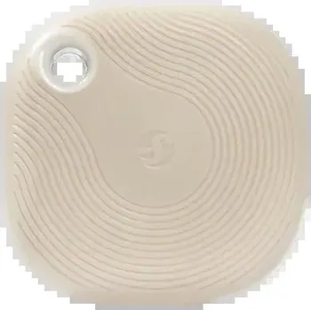 vypínač a zásuvka Shelly Blu Button Tough 1, odolné bateriové tlačítko, Bluetooth + Zigbee, mocha