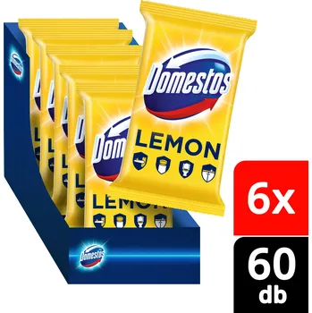 Papírový kapesník DOMESTOS Lemon 6 × 60 ks