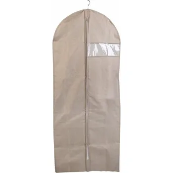 Ramínko Compactor obal na obleky a dlouhé šaty SANDY 60 × 137 cm, béžový