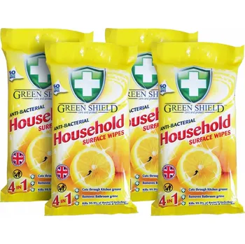 Papírový kapesník GREEN SHIELD pro použití v domácnosti 4× 50 ks