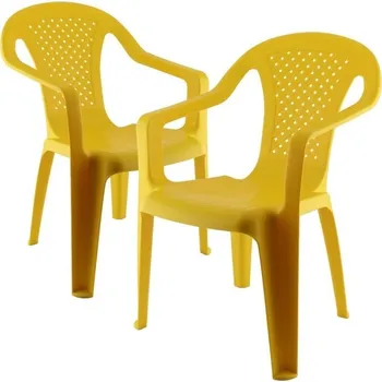 Dětské zboží IPAE - sada 2 židličky žluté