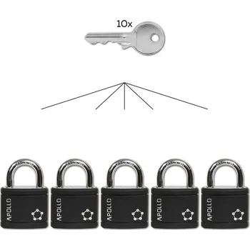 Visací zámek Richter Czech RV.APOLLO.35.SET5.CRN