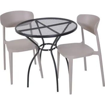 Zahradní sestava ROJAPLAST Set zahradního nábytku ZWMT-06 zahradní stůl 1 + 2 zahradní židle MARE