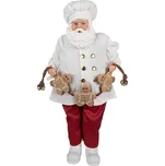 Clayre & Eef Santa cukrář s perníčky 27 × 13 × 50 cm