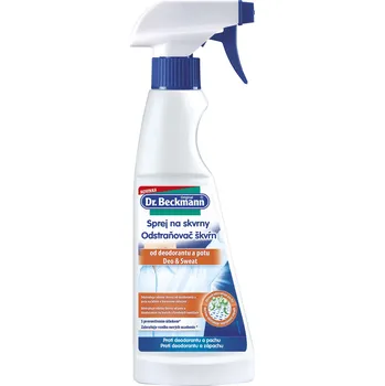 Přípravek na praní DR.BECKMANN Sprej na skvrny od deodorantu a potu 250 ml