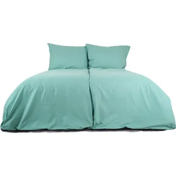 Povlečení B.E.S. - Petrovice Povlečení bavlna jednobarevné uzavírání zip - olivové 140 × 220 cm