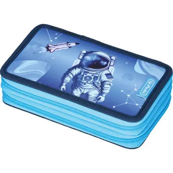 Penál HERLITZ plný, 2 patra - Kosmonaut