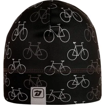 Čepice Funkční čepice Bruno - vzor 220 - černá - cyklo - čepice na jaro / podzim M 52 - 54