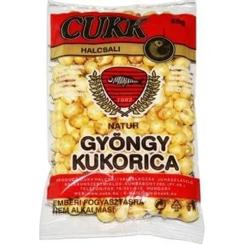 Návnadová surovina CUKK Kukuřice foukaná 2 × 25 g Natur