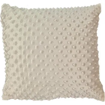 Povlečení 4sleep Povlak na polštář 40 × 40 na zip Minky béžový