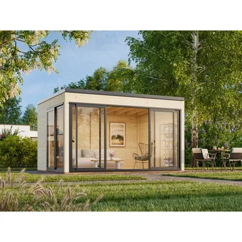 Zahradní domek Zahradní domek Serena 12,6 m2 Set 1 s posuvnými dveřmi s dvojitým sklem