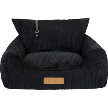 Pelíšek pro psa Dogeste Autosedačka a pelíšek pro střední psy nebo více malých psů černý