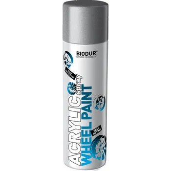 Barva ve spreji Biodur Email stříbrná 500 ml