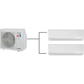 Domácí spotřebič Klimatizace Sinclair keyon 1+2 (2,7kW + 3,2kW) Multi-split R32 včetně montáže