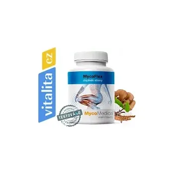 Zdraví MycoMedica MycoFlex Cordyceps, Shiitake, Maitake s D-glukosamin sulfátem, Chondroitin sulfátem, MSM a vitamínem C 3 x 90 kapslí