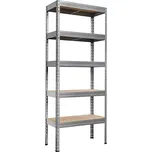 Regál PRAKTIK 180 x 75 x 35 cm, pozink, 150 kg