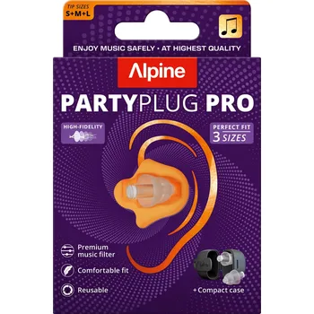 Chránič sluchu ALPINE Partyplug Pro transparent