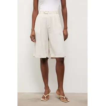 Lněné kraťasy Answear.LAB BS3058.tos béžová 80X, vel. S