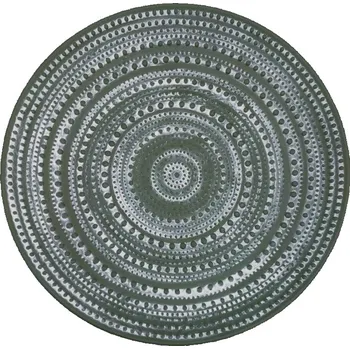 Talíř GOBA Talíř dekorační - dřevěný, zelený 40cm