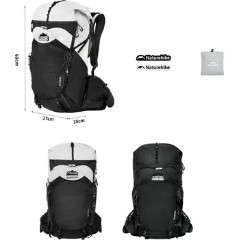 turistický batoh Naturehike Helium 40 l, vel. M, bílý