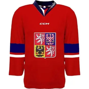 cyklistický dres CCM Reprezentační dres červený bez reklam, Senior, M