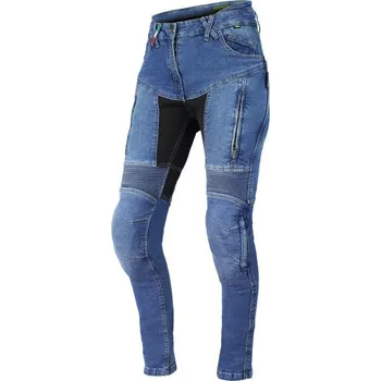 Moto kalhoty Cappa Racing Džíny MUGELLO kevlar dámské modré 34/32,L