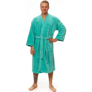 Dámské oblečení Interkontakt Pánský župan kimono Pool Blue XL