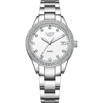 Hodinky LIGE Éclat bílé