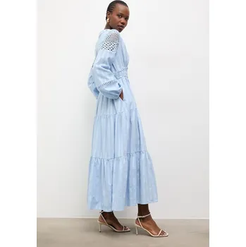 Dámské šaty Bavlněné šaty Answear.LAB 81045.1.fjk modrá 55X, vel. M