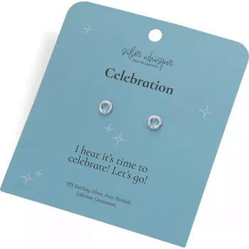 Náušnice HOT DIAMONDS Silver Whisper SWE011 (Ag 925/1000; 0,72 g)