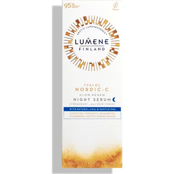 Pleťové sérum LUMENE Nordic C Glow Renew Night Serum 30 ml
