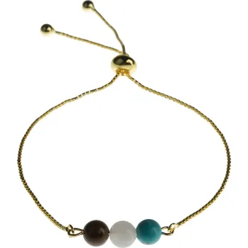 Náramek Feng Shui Harmony Pozlacený náramek s kamínky Blíženec