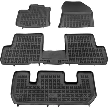 autokoberec Rezaw-Plast, Gumové koberce se zvýšeným okrajem, Dacia Lodgy I, 2012-2022, 7 Sedadel