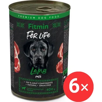 Krmivo pro psa Fitmin For Life Jehněčí konzerva pro psy 6 × 400 g