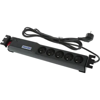 Racková skříň Rozvodný panel ACAR 19" 1.5U černý