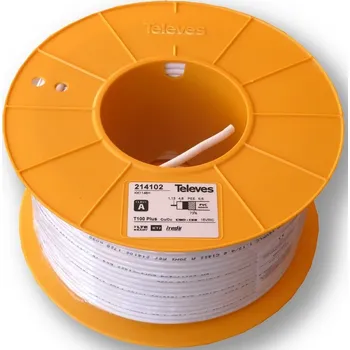 Datový kabel Televes T100 Cu/Cu 214102/100m