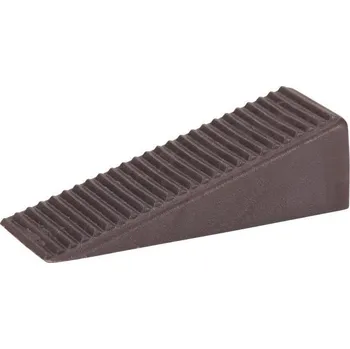 Dětská zábrana Klín dveřní, 15,5 x 50 x 19 mm, plast, hnědý