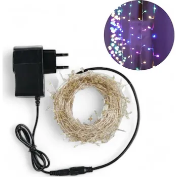 Venkovní osvětlení Senzanakupy Venkovní mikro závěs 3 × 0,6 m 200 LED - 8 programů - barevný