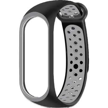 Příslušenství k chytrým hodinkám Eternico Sporty pro Xiaomi Mi band 5 / 6 / 7 solid black and gray