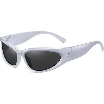 VeyRey Unisex sluneční brýle steampunk, Telos, bílá, uni