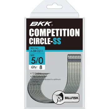 Rybářský háček BKK Háček COMPETITION CIRCLE-SS Velikost 6/0 7 ks