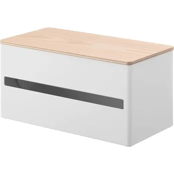 Yamazaki Rin Zásobník na roli kuchyňských utěrek, bílý