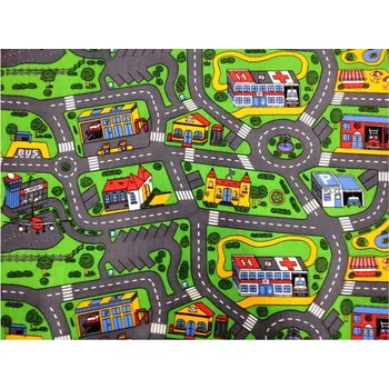 Koberec Vopi Dětský koberec se silnicemi 120 × 170 cm